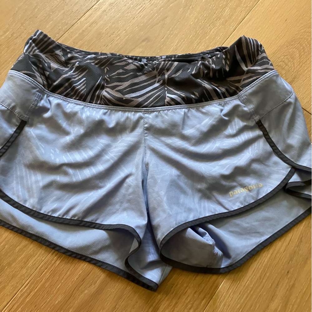 Patagonia Lavender and Gray athletic short